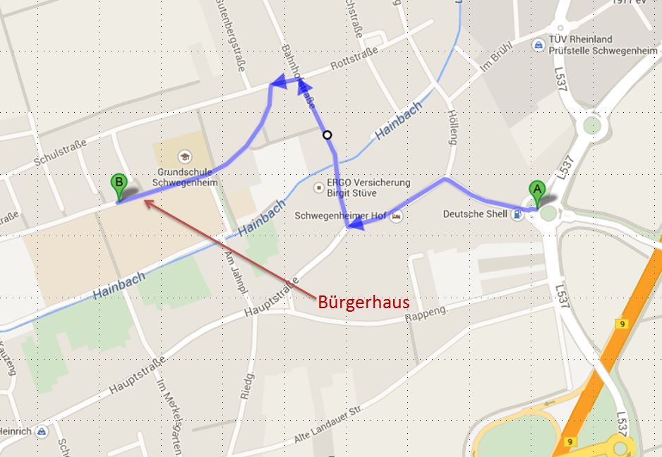 BürgerhausAnfahrt