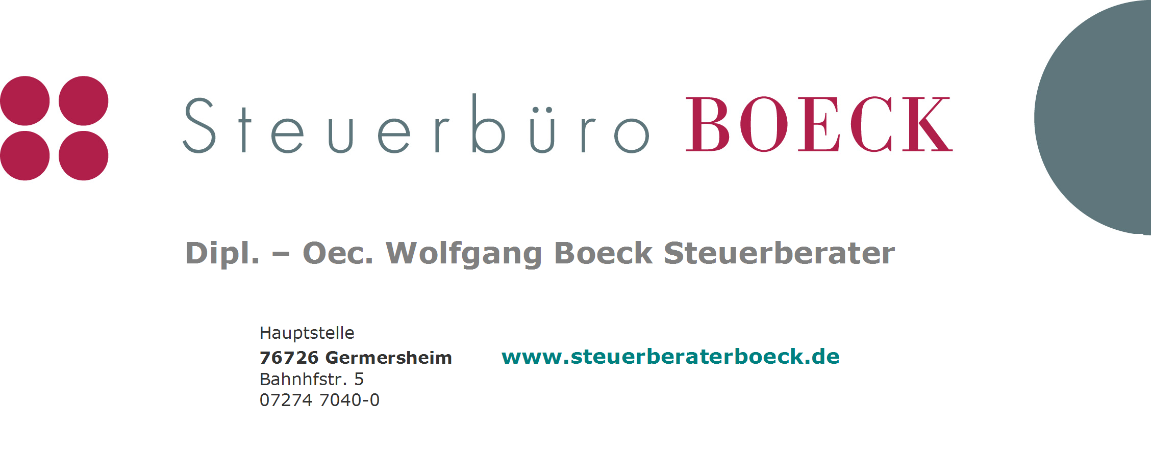 BannerBOECK Text